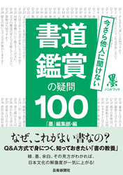 今さら他人(ひと)に聞けない　書道鑑賞の疑問100